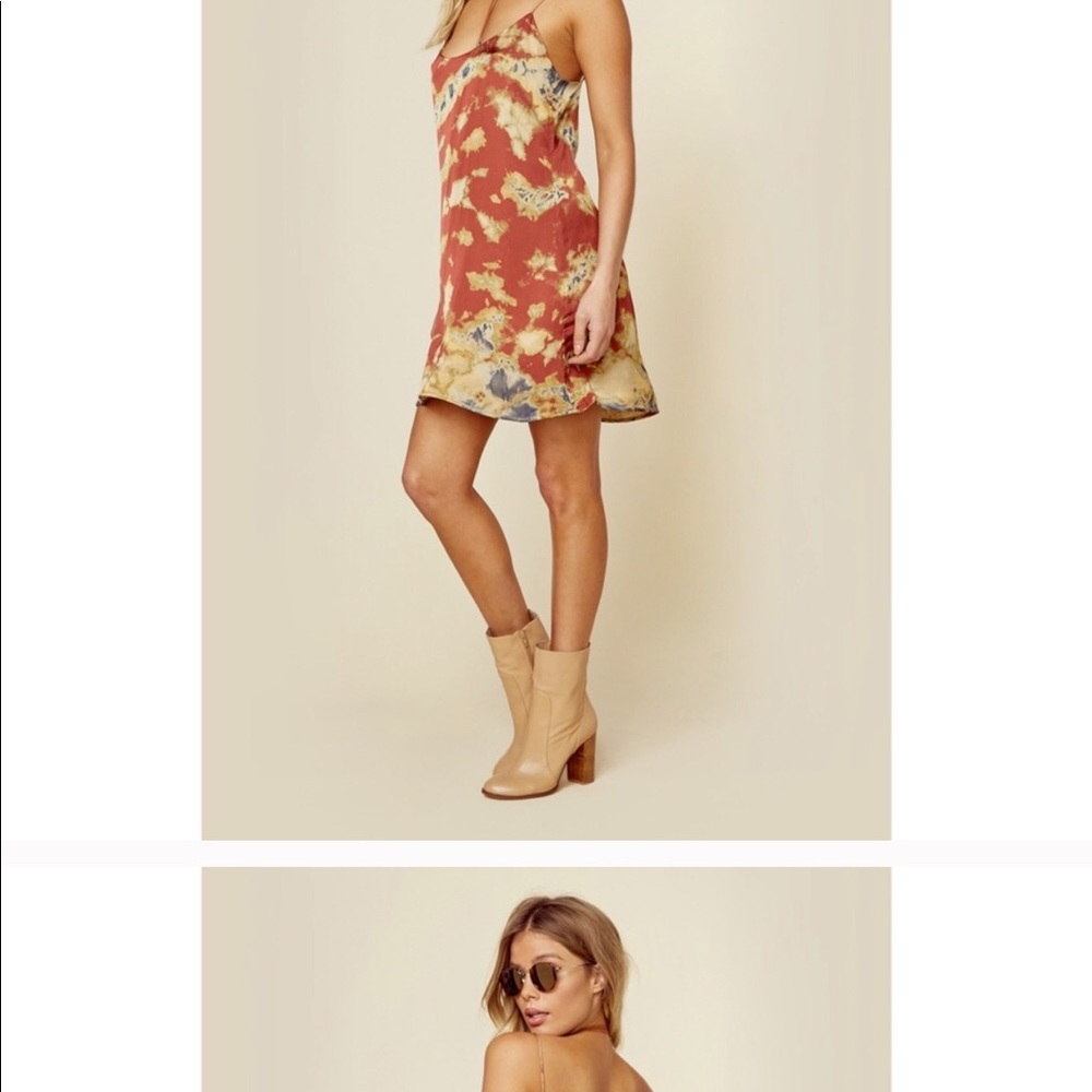 PLANET BLUE Slip Dress